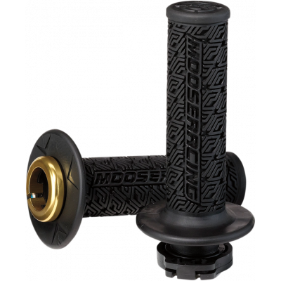 Mansoane motocross Moose racing 36 clamp-on, Negru