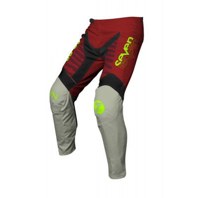 Pataloni motocross Seven vox surge, Burgundie/Gri