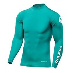 Bluza motocross Seven zero compressions aqua, Albastru