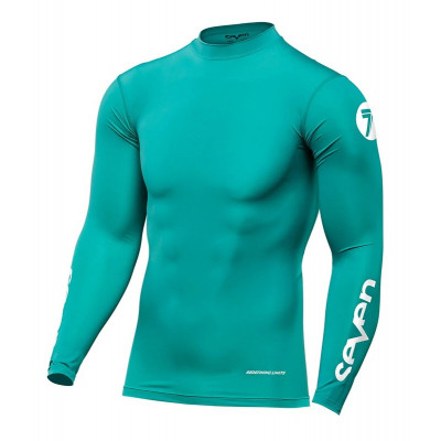 Bluza motocross Seven zero compressions aqua, Albastru Bluza motocross Seven zero compressions aqua, Albastru