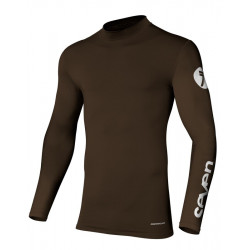 Bluza motocross Seven zero compressions, Maro