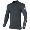 Bluza motocross Seven zero compressions charcoal, Negru