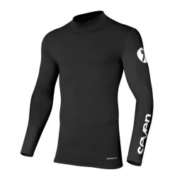 Bluza motocross Seven zero compressions, Negru