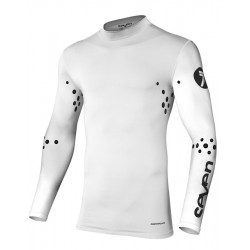 Bluza motocross Seven zero compressions laser cut, Alb Bluza motocross Seven zero compressions laser cut, Alb