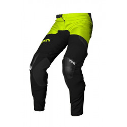 Pantaloni motocross copii, Seven staple, Negru/Galben
