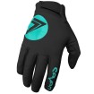 Manusi motocross de iarna Seven zero, Negru/Albastru thumb