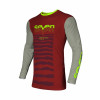 Bluza motocross copii, Seven vox surge, Rosu/Gri