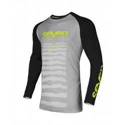 Bluza motocross copii, Seven vox surge, Gri/Galben