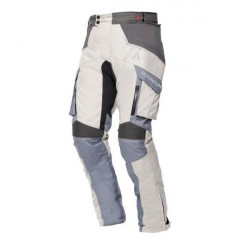Pantaloni moto in textil Adrenaline orion, Bej/Gri