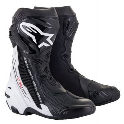 Cizme Alpinestars supertech r 2023, Negru/Alb