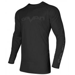 Bluza motocross copii, Seven vox staple, Negru