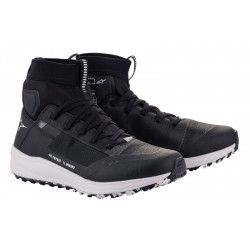 Adidasi moto Alpinestars speedforce, Negru/Alb