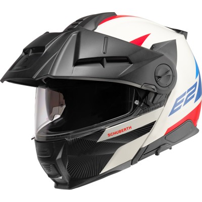 Casca Schuberth E2 defender, Negru/Alb/Rosu
