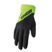 Manusi motocross de iarna Thor spectrum, Negru/Verde fluo thumb