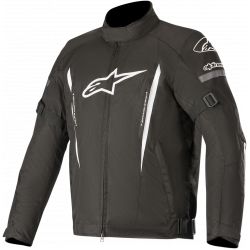 Geaca textil Alpinestars gunner v2 waterproof, Negru/Alb Geaca textil Alpinestars gunner v2 waterproof, Negru/Alb