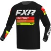 Bluza motocross FXR clutch MX23, Negru/Portocaliu thumb