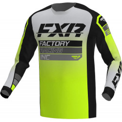 Bluza motocross FXR clutch MX23, Galben/Gri/Negru