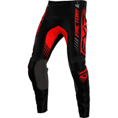 Pantaloni motocross FXR clutch pro MX23, Negru/Rosu