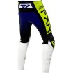 Pantaloni motocross FXR clutch pro MX23, Albastru/Alb/Galben thumb