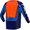 Bluza motocross pentru copii FXR clutch pro yth MX23, Albastru/Portocaliu thumb