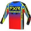 Bluza motocross pentru copii FXR clutch pro yth MX23, Rosu/Albastru/Galben thumb