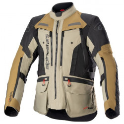 Geaca moto din textil Alpinestars bogota Pro Drystar®, Maro/Gri