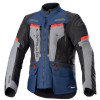 Geaca moto din textil Alpinestars Bogota Pro Drystar®, Gri/Albastru
