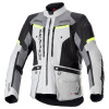Geaca moto din textil Alpinestars Bogota Pro Drystar®, Gri/Negru/Galben