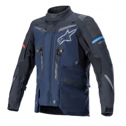 Geaca moto Alpinestars boulder gore-tex, Negru/Albastru Geaca moto Alpinestars boulder gore-tex, Negru/Albastru