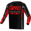 Bluza motocross FXR clutch pro MX23, Negru/Rosu