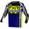 Bluza motocross FXR clutch pro MX23, Albastru/Galben