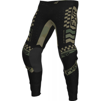 Pantaloni motocross FXR podium gladiator MX23, Negru