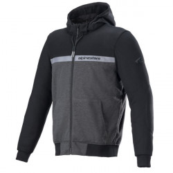 Hanorac moto Alpinestars chrome street, Negru Hanorac moto Alpinestars chrome street, Negru