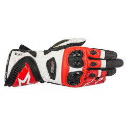 Manusi Alpinestars supertech, Negru/Rosu/Alb Manusi Alpinestars supertech, Negru/Rosu/Alb