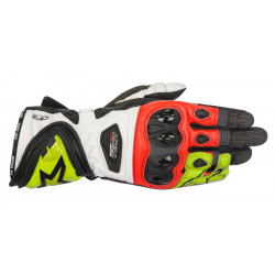 Manusi Alpinestars supertech, Negru/Rosu/Galben Manusi Alpinestars supertech, Negru/Rosu/Galben