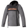 Hanorac moto Alpinestars Sherpa Sport Hoodie, Gri/Negru/Rosu