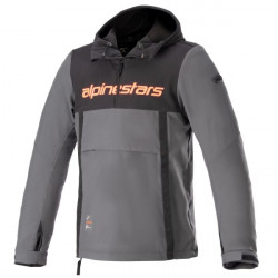 Hanorac moto Alpinestars Sherpa Sport Hoodie, Gri/Negru/Rosu Hanorac moto Alpinestars Sherpa Sport Hoodie, Gri/Negru/Rosu