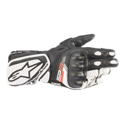 Manusi dame Alpinestars stella SP-8 V3, Negru/Alb