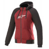 Hanorac dame Alpinestars Stella Chrome Sport, Negru/Rosu