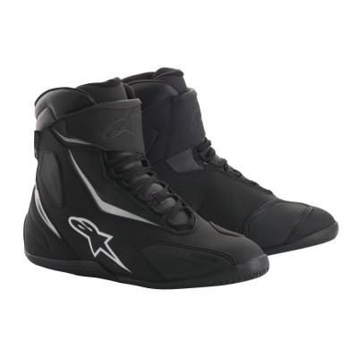 Ghete moto Alpinestars fastback v2, Negru/Alb