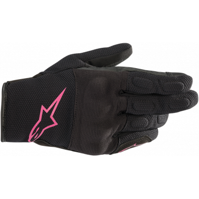 Manusi dame Alpinestars S-MAX drystar, Negru/Roz