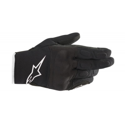 Manusi dame Alpinestars S-MAX drystar, Negru/Alb