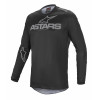 Bluza motocross Alpinestars Fluid Graphite S21, Negru/Gri