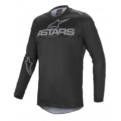 Bluza motocross Alpinestars Fluid Graphite S21, Negru/Gri Bluza motocross Alpinestars Fluid Graphite S21, Negru/Gri