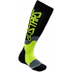 Sosete pentru copii Alpinestars YTH MX PLUS2, Negru/Galben