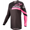 Bluza motocross dame Alpinestars Stella Fluid Chaser S21, Negru/Roz