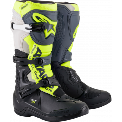 Cizme motocross Alpinestars TECH3, Negru/Gri/Galben