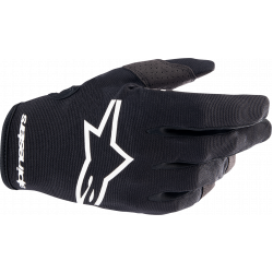 Manusi motocross pentru copii Alpinestars radar, Negru