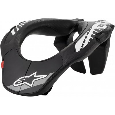 Guler protectie pentru copii Alpinestars Neck Roll, Negru/Alb