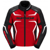 Geaca moto textil  SPIDI RACE-EVO H2OUT, Negru/Rosu/Alb